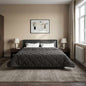 Quilted Summer Duvet Anthracite 135 x 200 cm