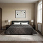 Quilted Summer Duvet Anthracite 135 x 200 cm