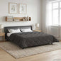 Quilted Summer Duvet Anthracite 135 x 200 cm
