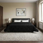 Quilted Summer Duvet Anthracite 135 x 200 cm