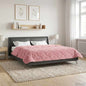 Quilted Summer Duvet Anthracite 135 x 200 cm