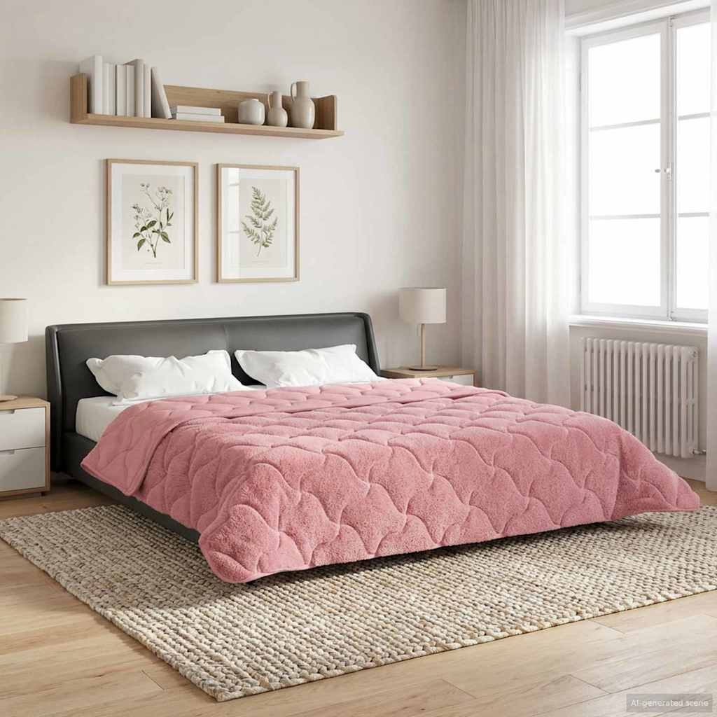 Quilted Summer Duvet Anthracite 135 x 200 cm