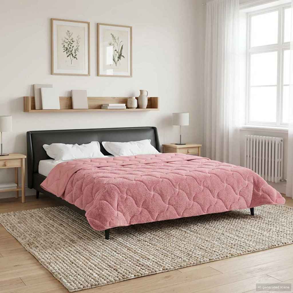 Quilted Summer Duvet Anthracite 135 x 200 cm