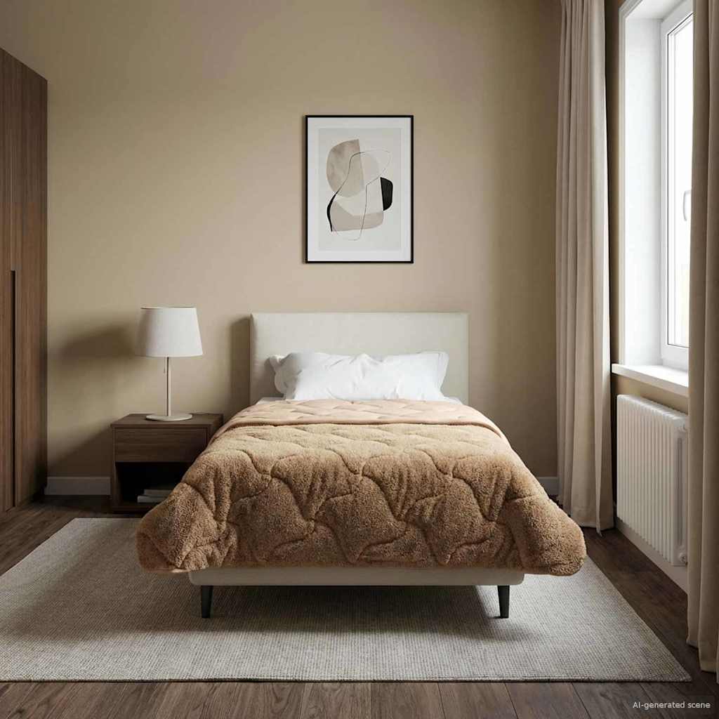Quilted Summer Duvet Anthracite 135 x 200 cm