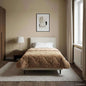 Quilted Summer Duvet Anthracite 135 x 200 cm