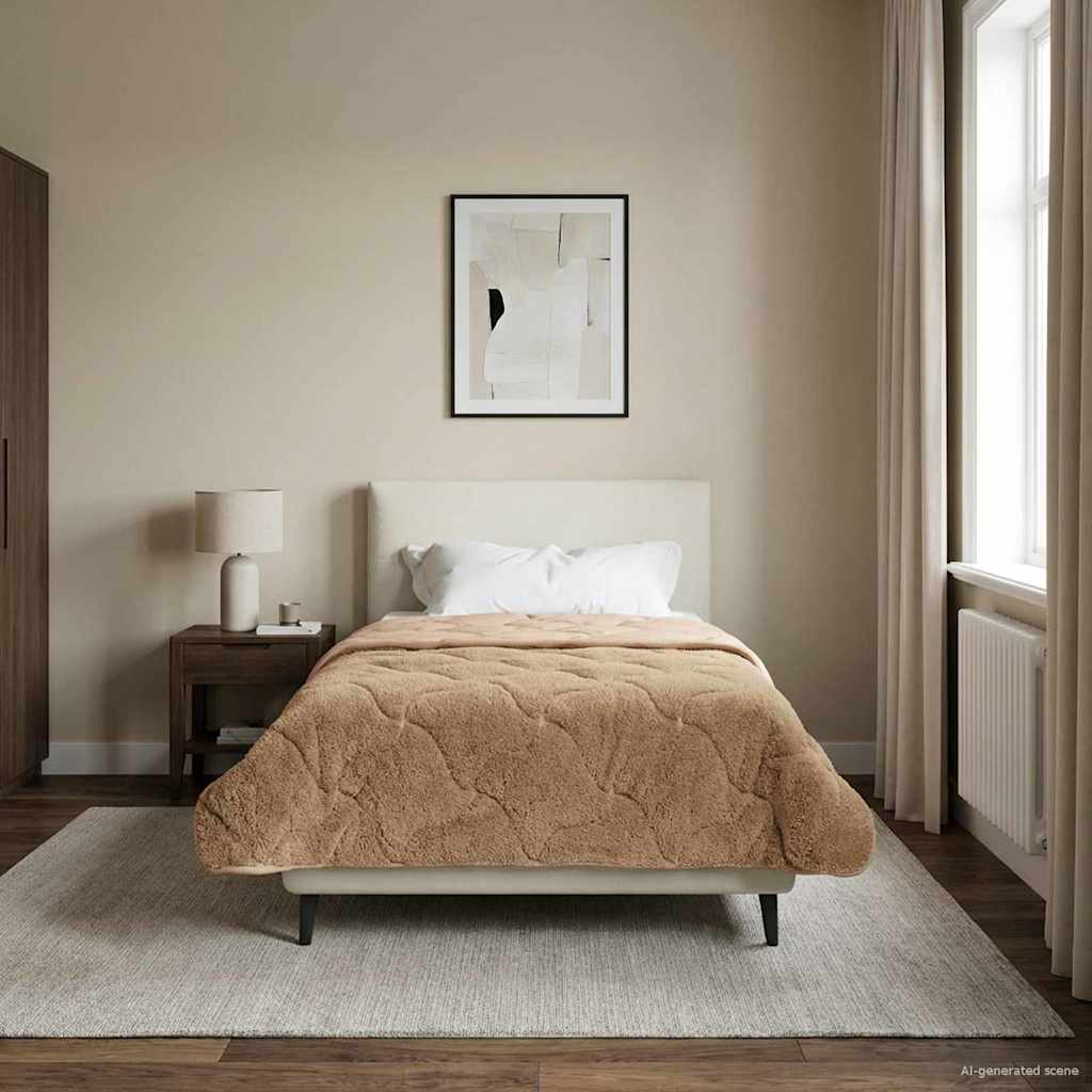 Quilted Summer Duvet Anthracite 135 x 200 cm