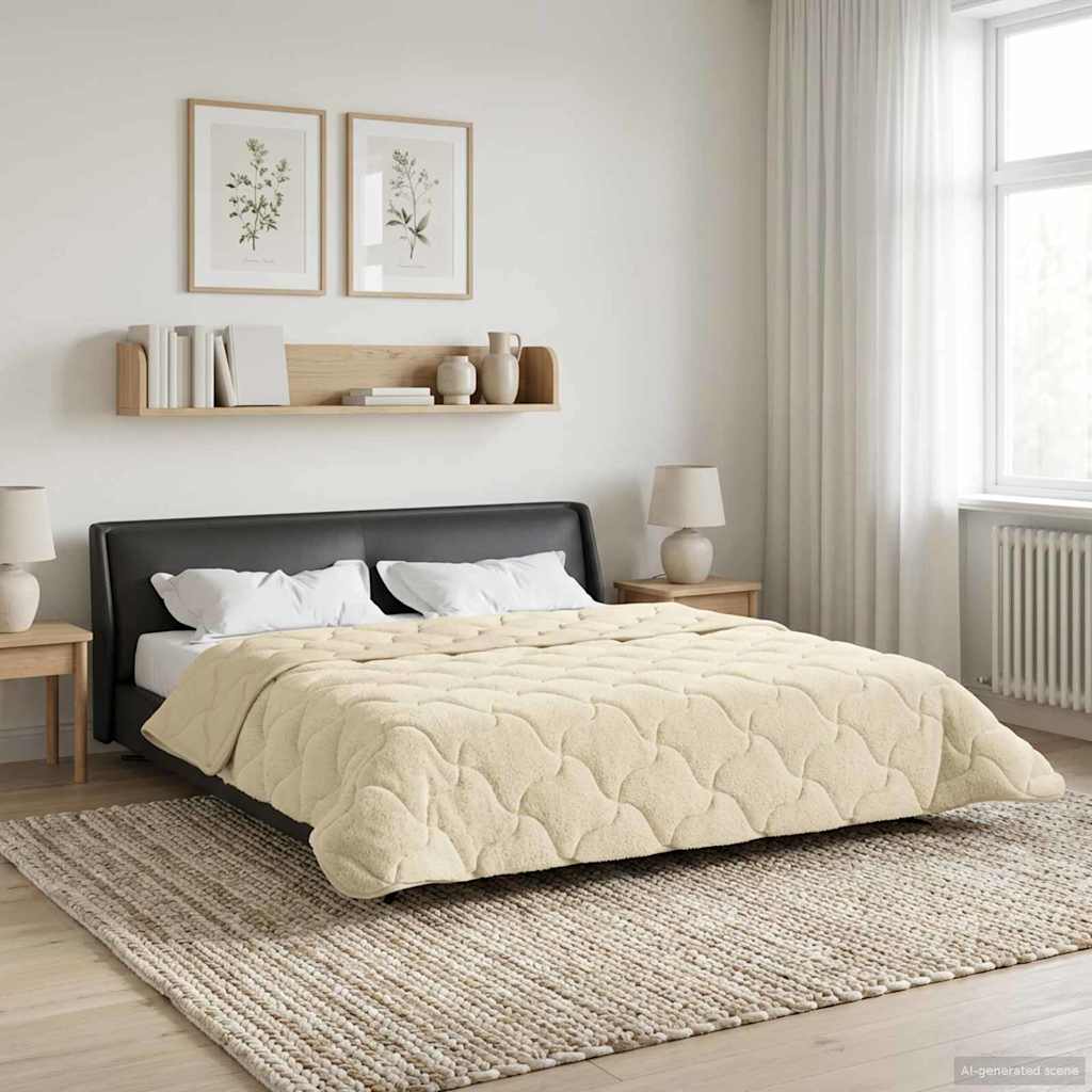 Quilted Summer Duvet Anthracite 135 x 200 cm