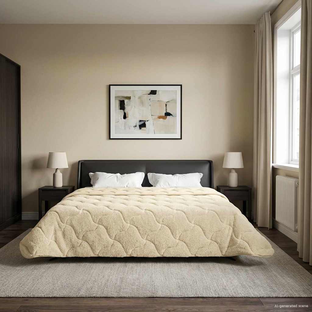 Quilted Summer Duvet Anthracite 135 x 200 cm