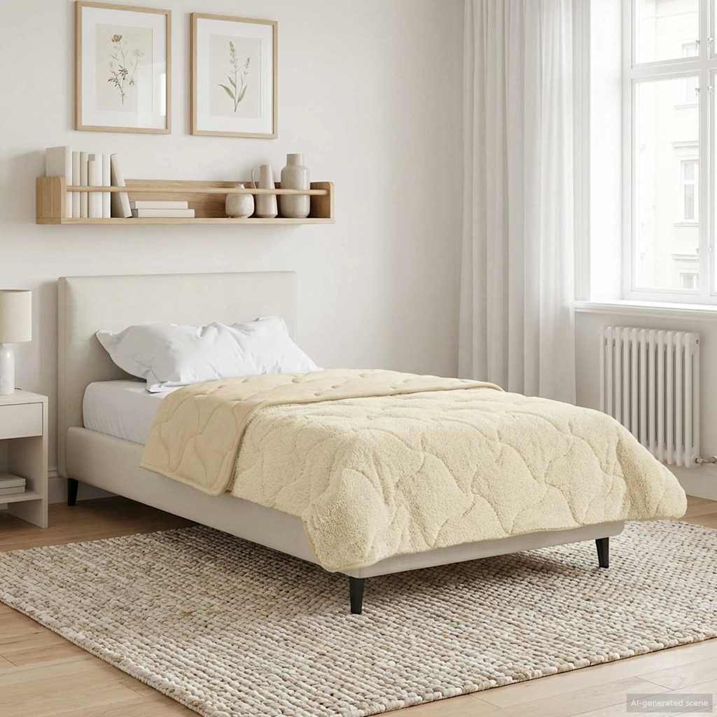 Quilted Summer Duvet Anthracite 135 x 200 cm