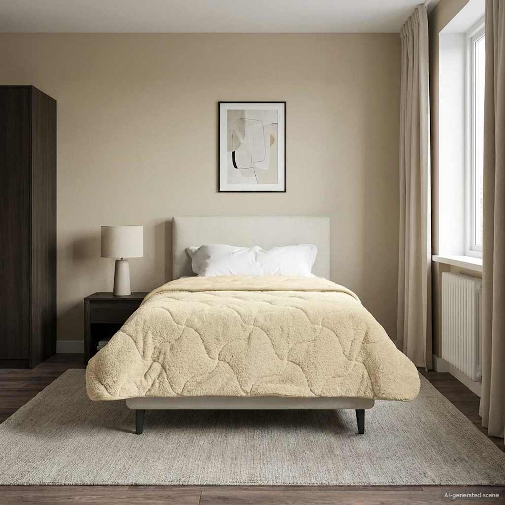 Quilted Summer Duvet Anthracite 135 x 200 cm
