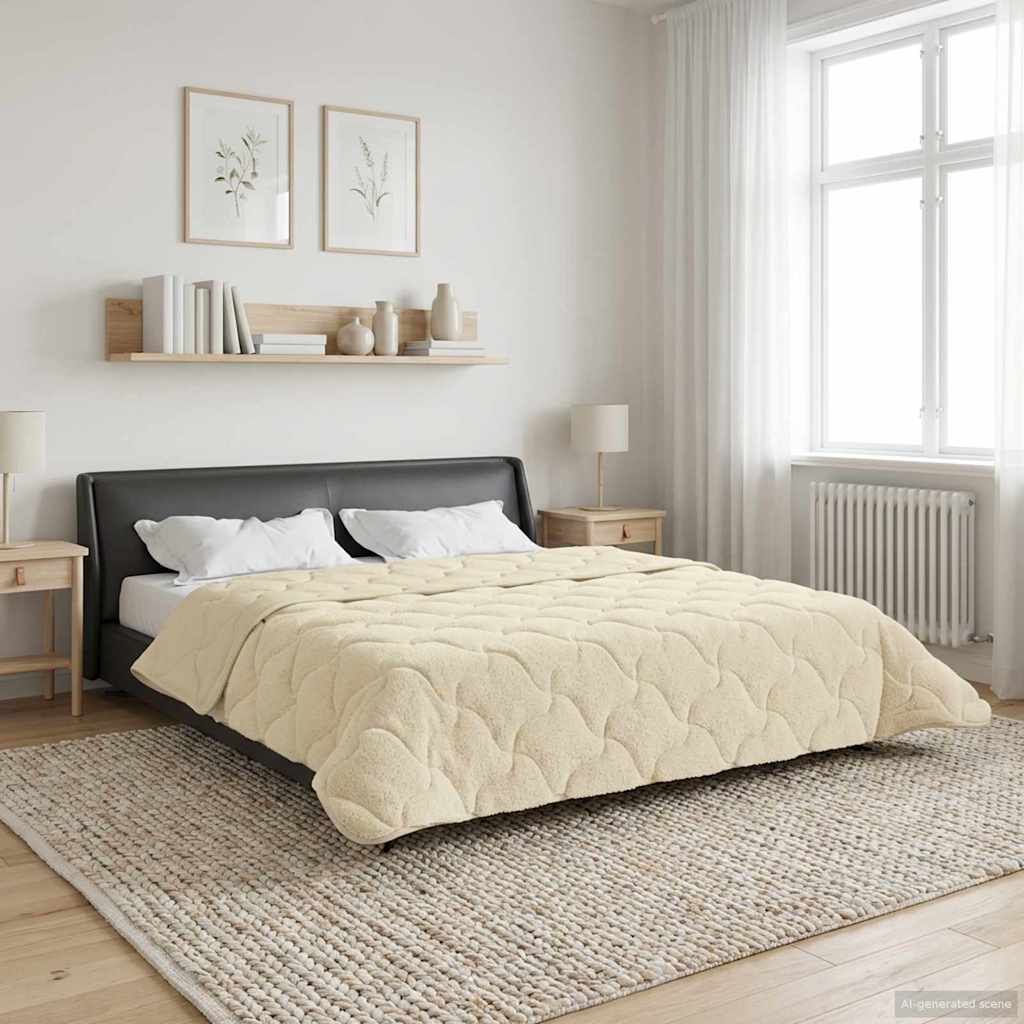 Quilted Summer Duvet Anthracite 135 x 200 cm