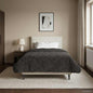 All-Season Quilted Duvet Anthracite 135 x 200 cm