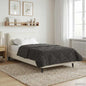 All-Season Quilted Duvet Anthracite 135 x 200 cm