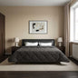 All-Season Quilted Duvet Anthracite 135 x 200 cm