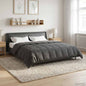 All-Season Quilted Duvet Anthracite 135 x 200 cm