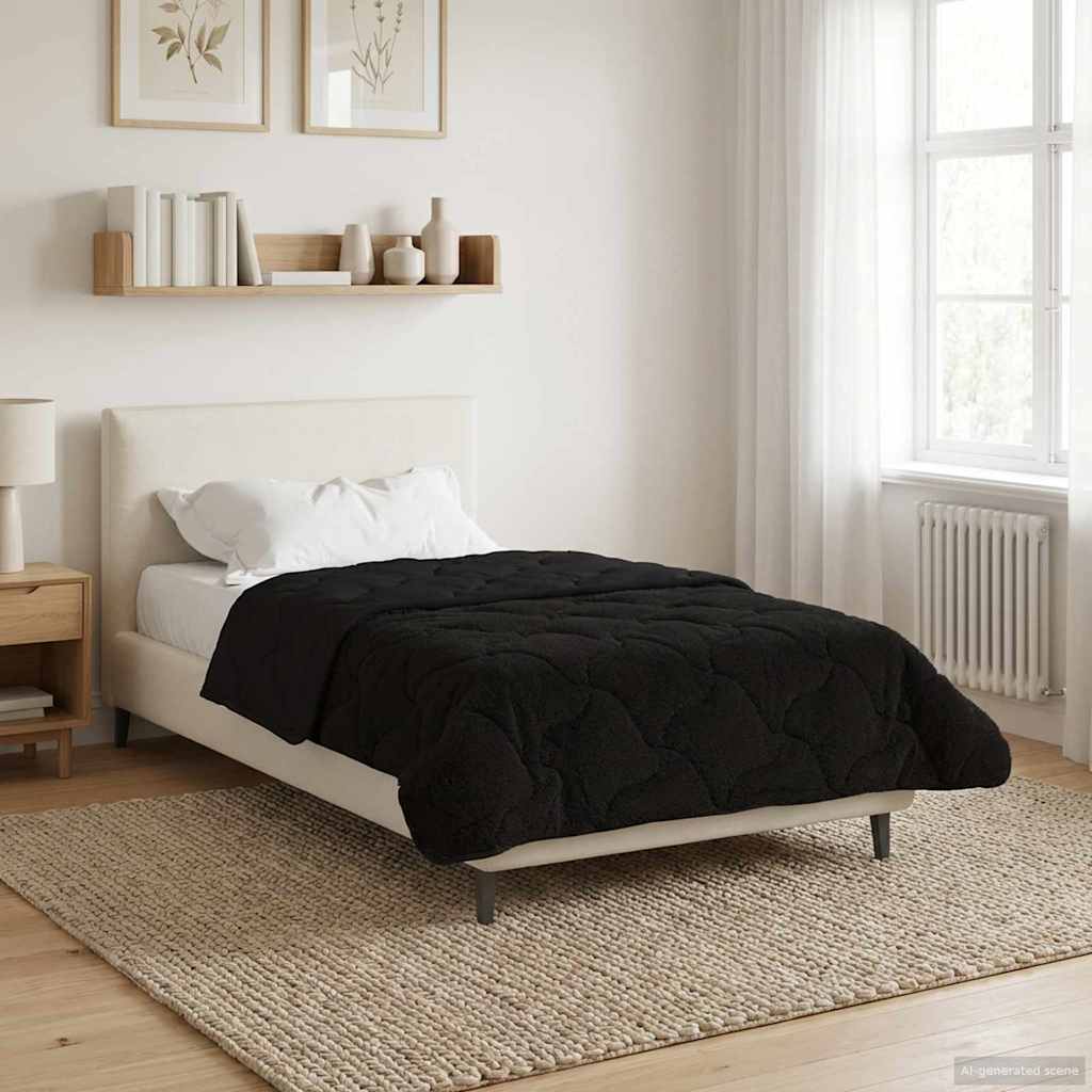 All-Season Quilted Duvet Anthracite 135 x 200 cm