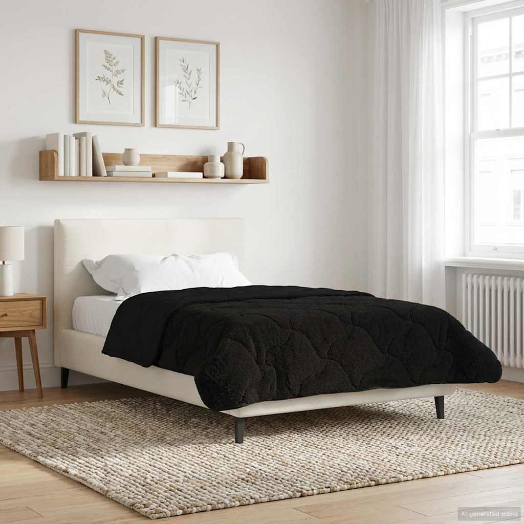 All-Season Quilted Duvet Anthracite 135 x 200 cm