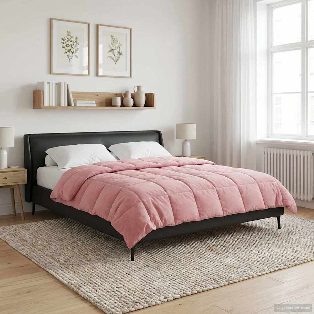 All-Season Quilted Duvet Anthracite 135 x 200 cm