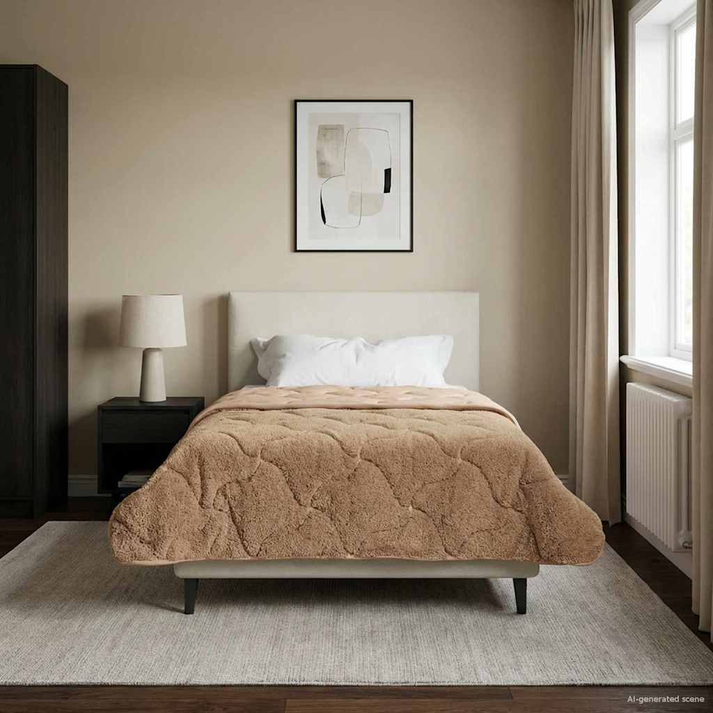 All-Season Quilted Duvet Anthracite 135 x 200 cm