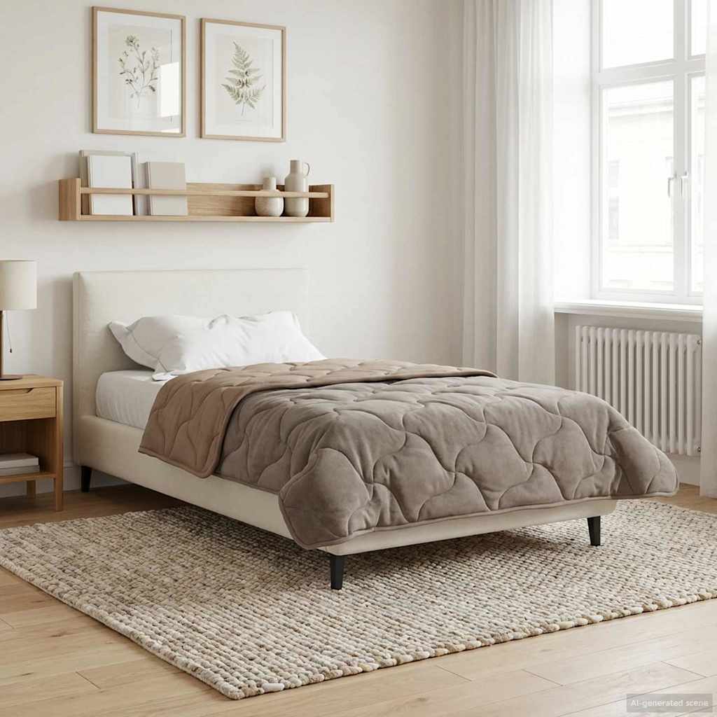 All-Season Quilted Duvet Anthracite 135 x 200 cm