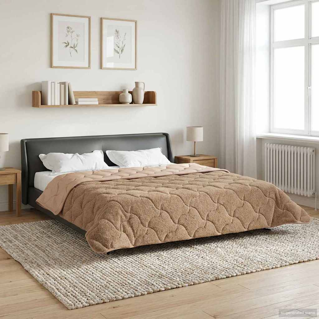 All-Season Quilted Duvet Anthracite 135 x 200 cm