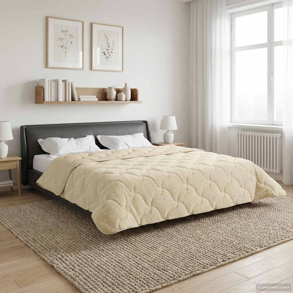 All-Season Quilted Duvet Anthracite 135 x 200 cm