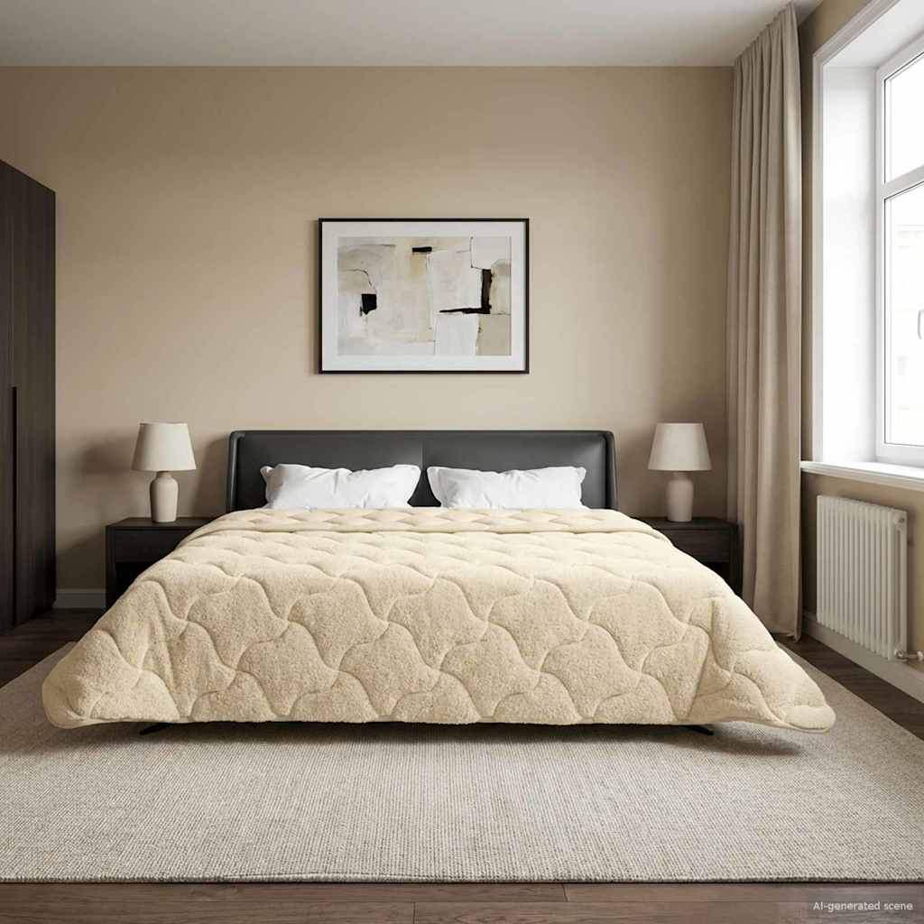 All-Season Quilted Duvet Anthracite 135 x 200 cm