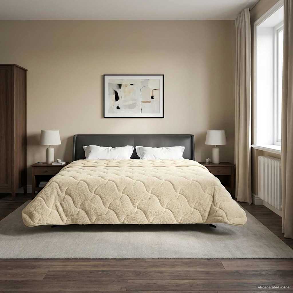 All-Season Quilted Duvet Anthracite 135 x 200 cm