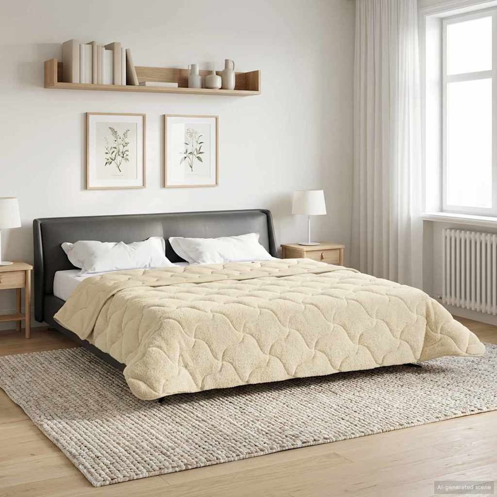 All-Season Quilted Duvet Anthracite 135 x 200 cm