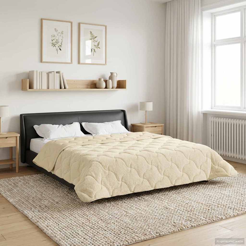 All-Season Quilted Duvet Anthracite 135 x 200 cm