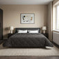 Anthracite Quilted Winter Duvet 135 x 200 cm