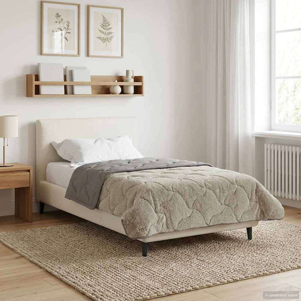 Anthracite Quilted Winter Duvet 135 x 200 cm