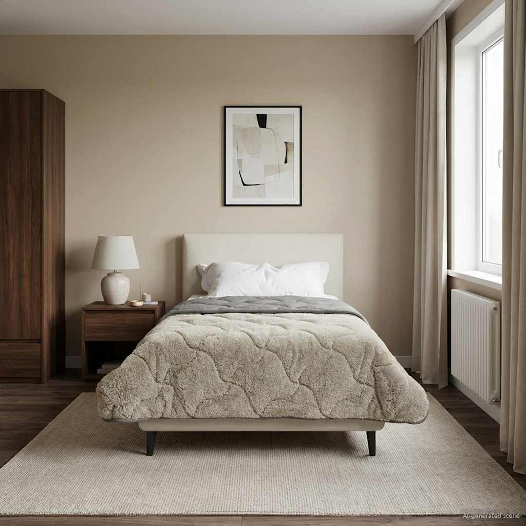 Anthracite Quilted Winter Duvet 135 x 200 cm