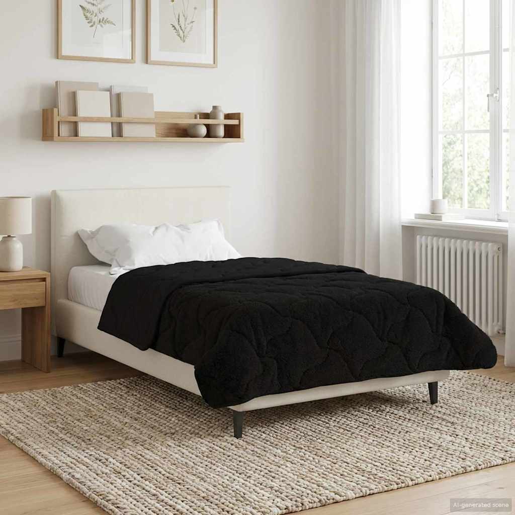 Anthracite Quilted Winter Duvet 135 x 200 cm