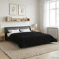 Anthracite Quilted Winter Duvet 135 x 200 cm