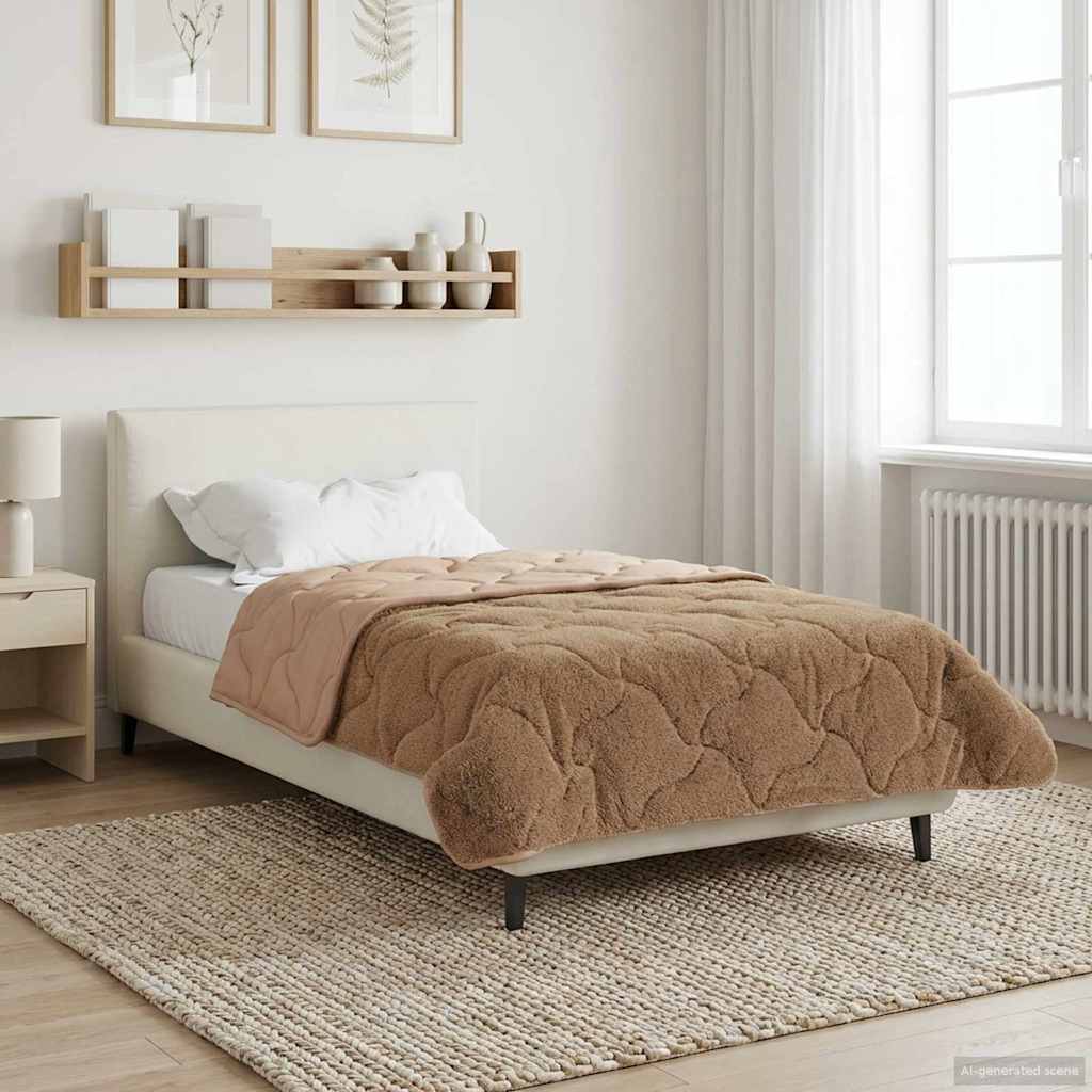 Anthracite Quilted Winter Duvet 135 x 200 cm