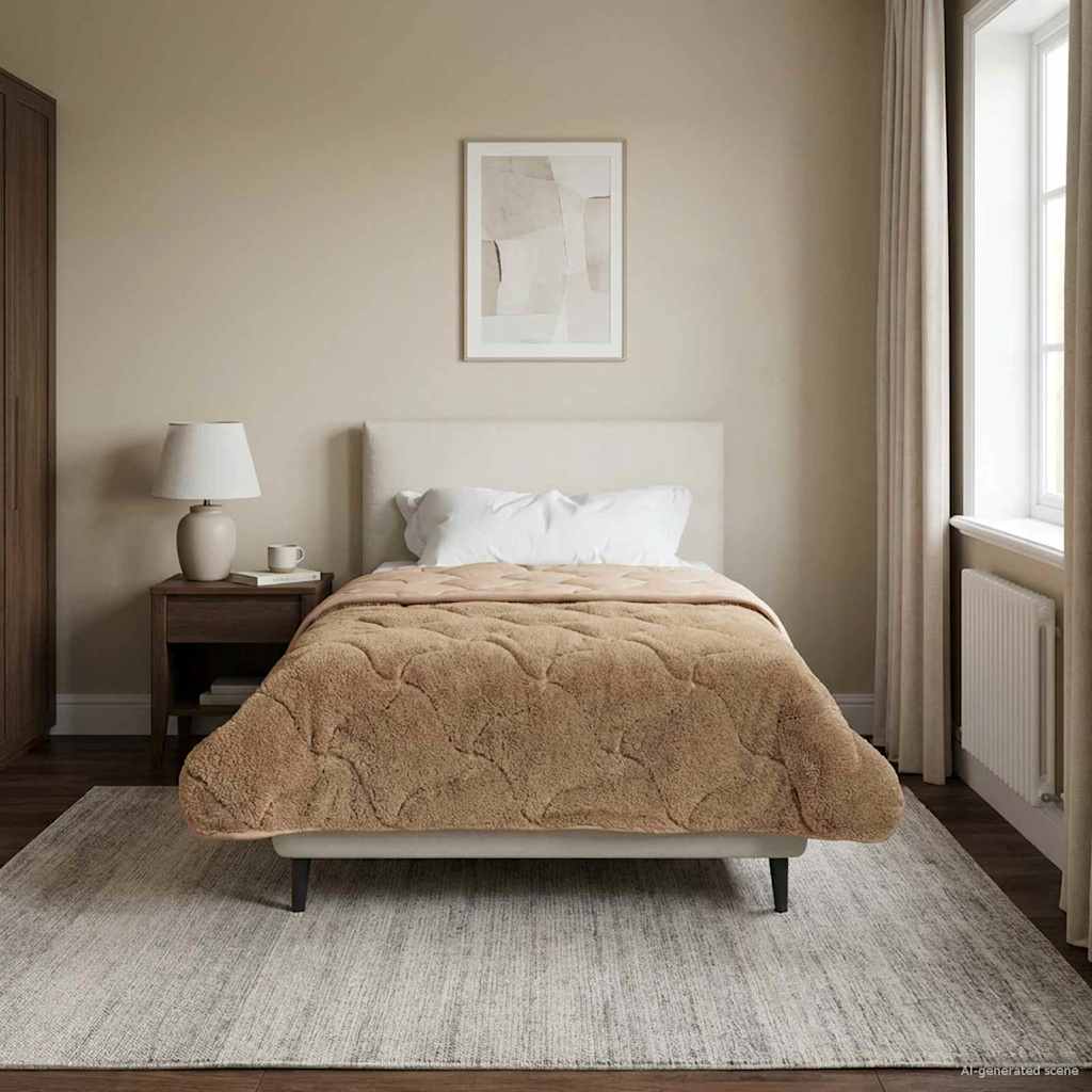 Anthracite Quilted Winter Duvet 135 x 200 cm