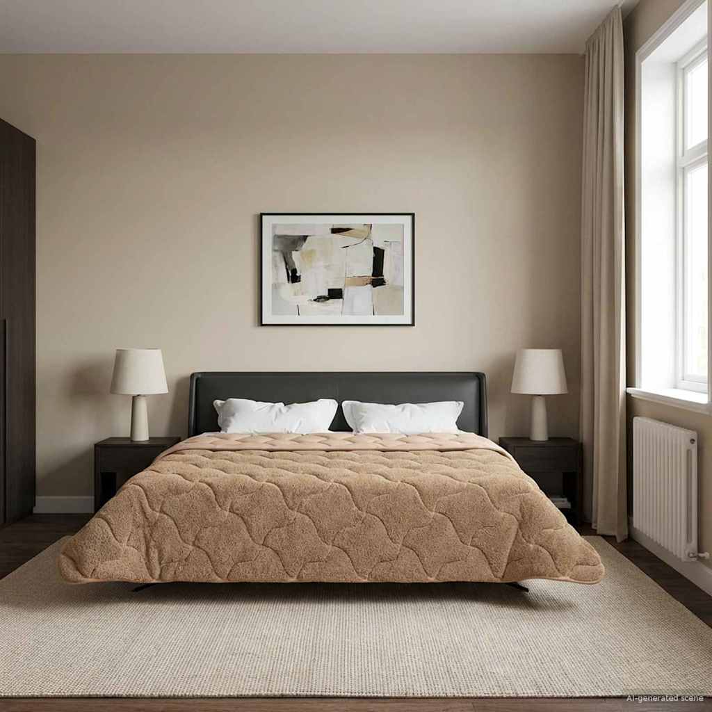 Anthracite Quilted Winter Duvet 135 x 200 cm
