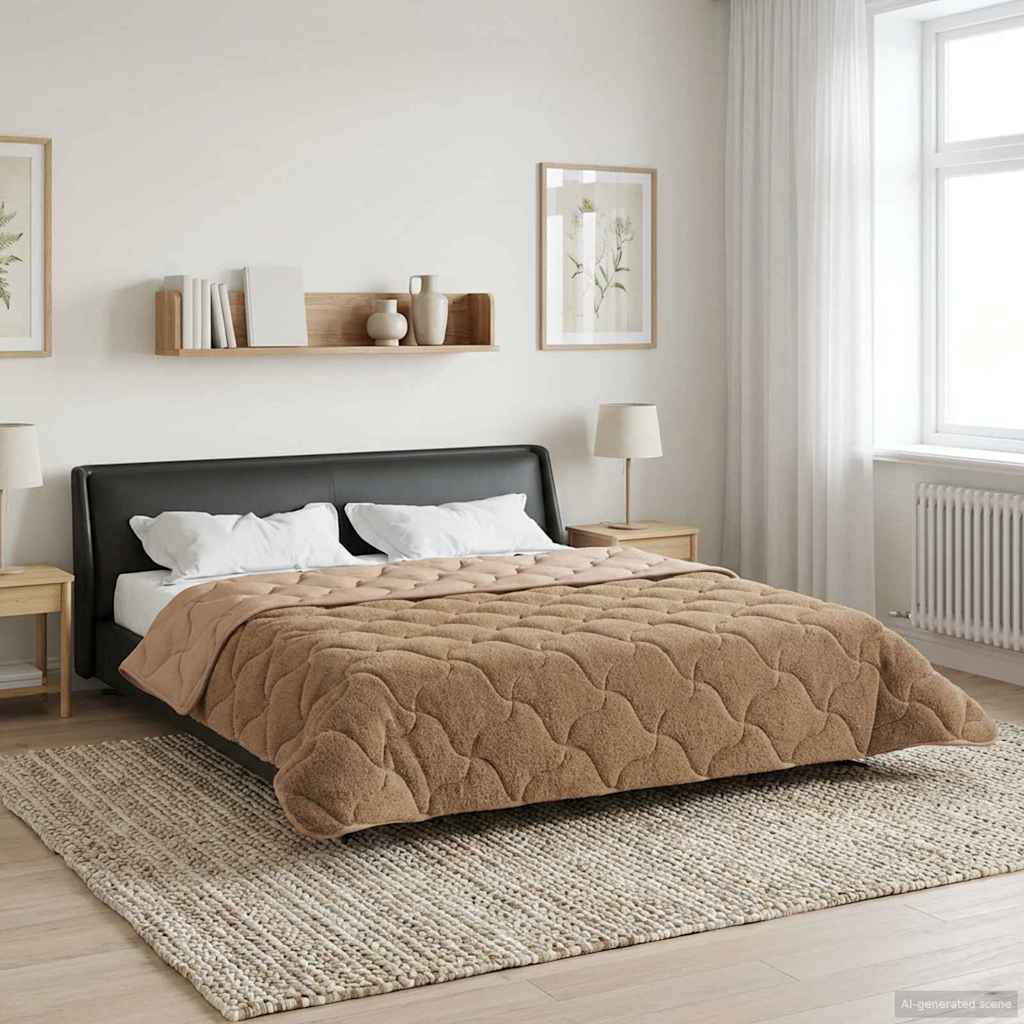 Anthracite Quilted Winter Duvet 135 x 200 cm