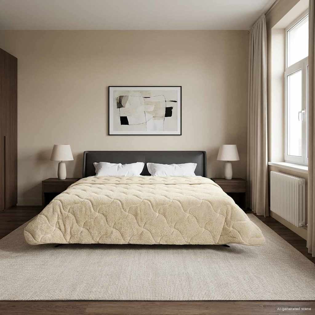 Anthracite Quilted Winter Duvet 135 x 200 cm