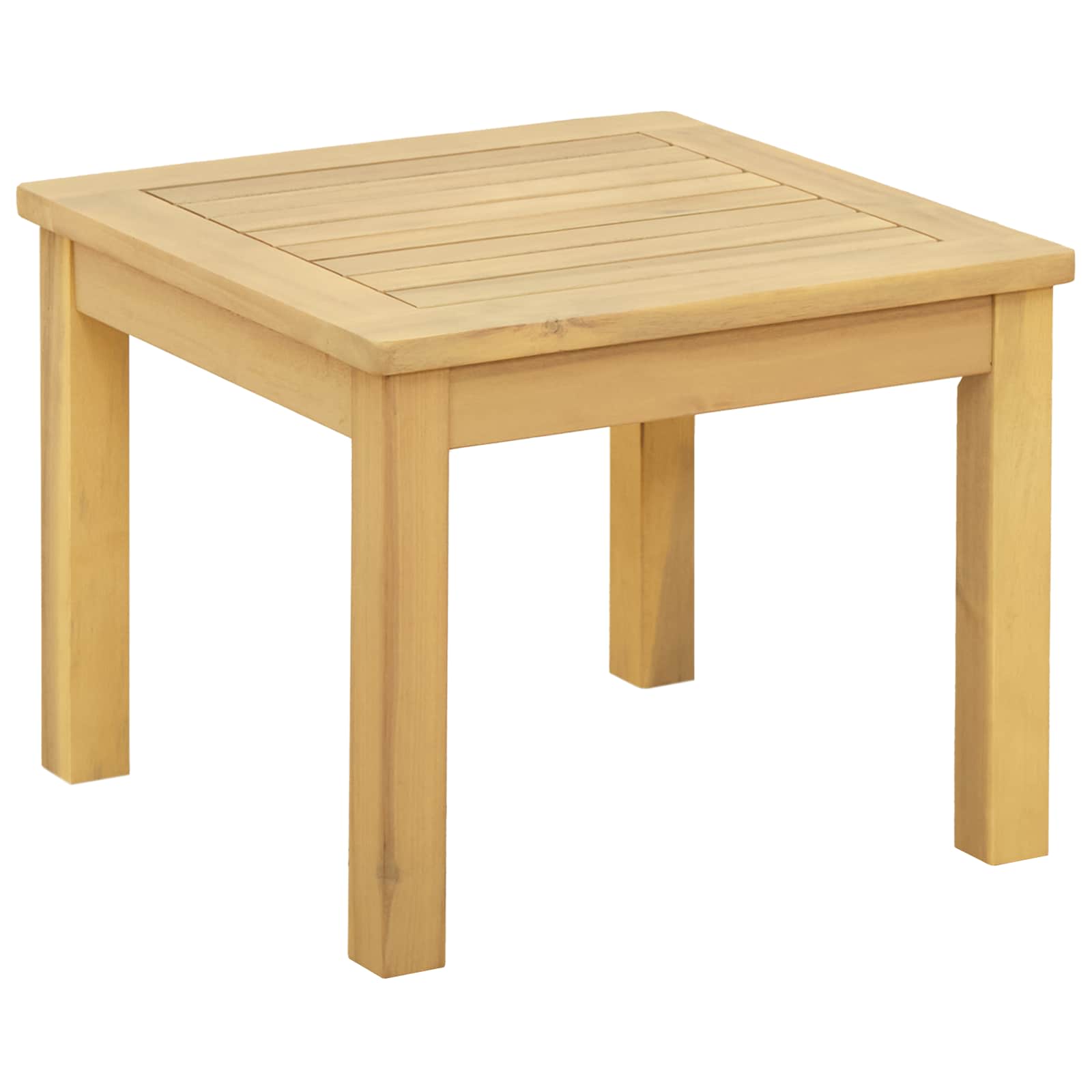 Light Acacia Coffee Table 110 x 110 x 45 cm