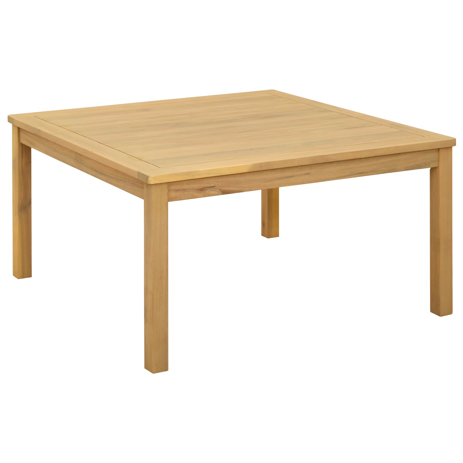 Light Acacia Coffee Table 110 x 110 x 45 cm