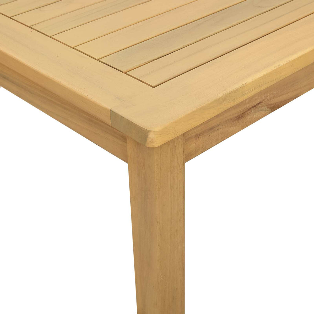 Mesa de Café Acacia clara 110 x 110 x 45 cm