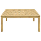 Mesa de Café Acacia clara 110 x 110 x 45 cm