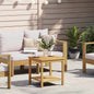 Mesa lateral Aceite Natural 110 x 55 x 45 cm