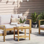 Mesa lateral Aceite Natural 110 x 55 x 45 cm