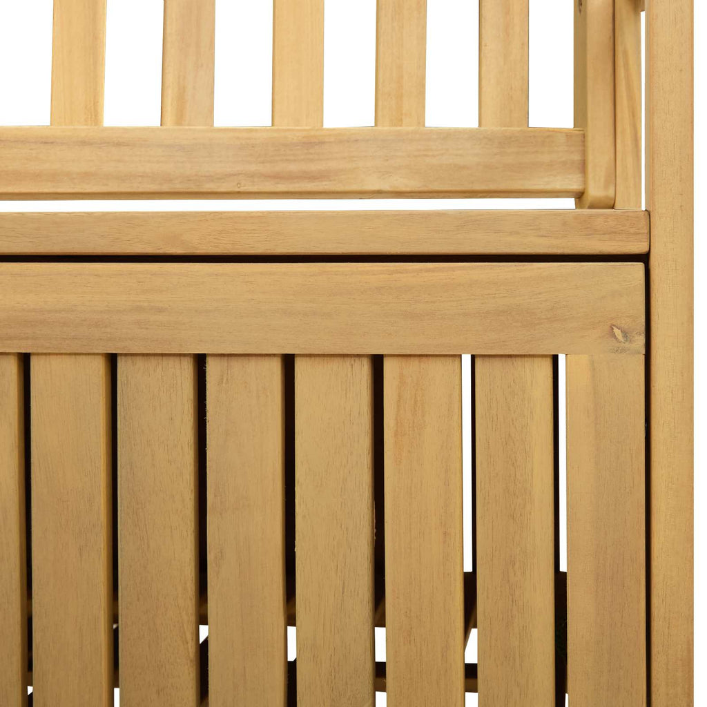 Banco de almacenamiento 120 x 63 x 84 cm Acacia Sólido