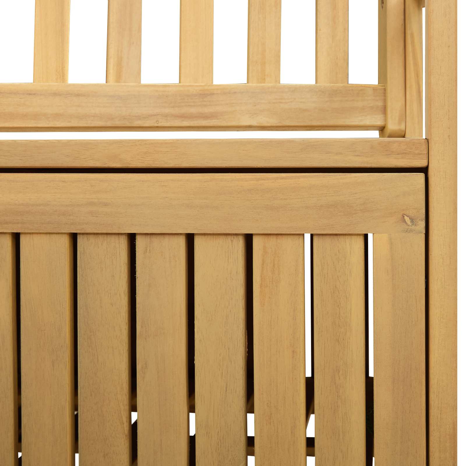 Banco de almacenamiento 120 x 63 x 84 cm Acacia Sólido