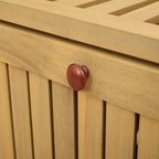 Banco de almacenamiento 120 x 63 x 84 cm Acacia Sólido