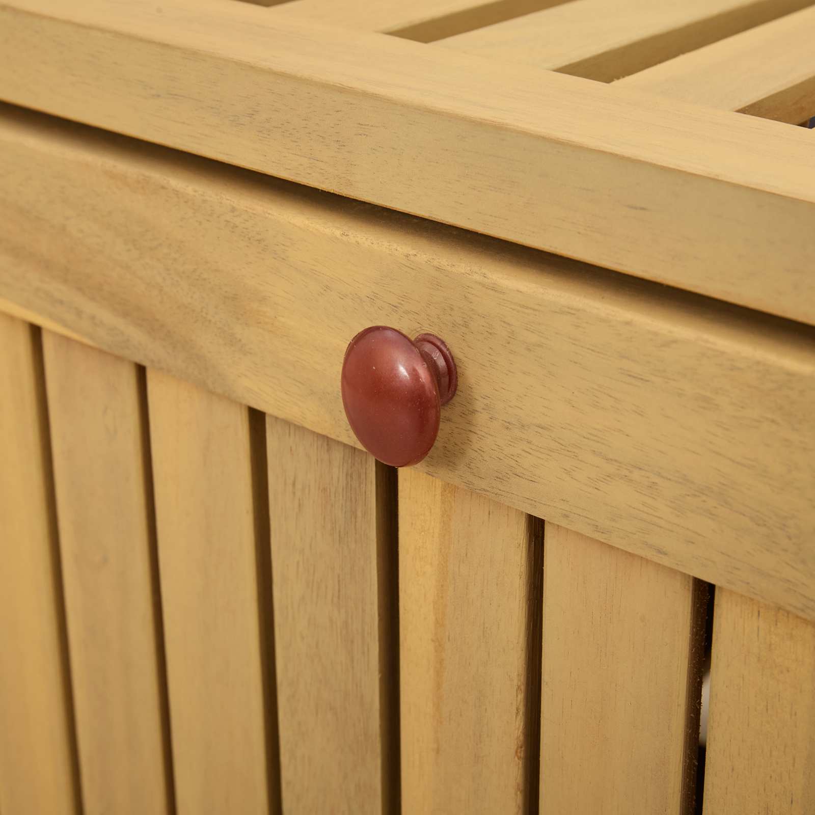 Banco de almacenamiento 120 x 63 x 84 cm Acacia Sólido